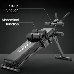 Sit Up Bench, Incline Decline Bench w/ LCD Display Full Body Workout