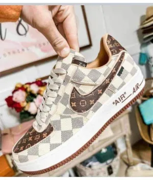 Size 8 Brown Designer Sneakers