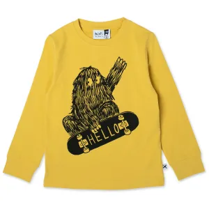 Skate Monster Tee - Mustard