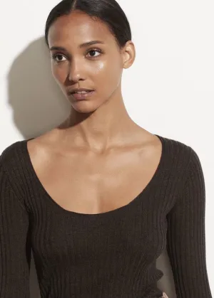 Skinny Rib Scoop Neck (Verona)