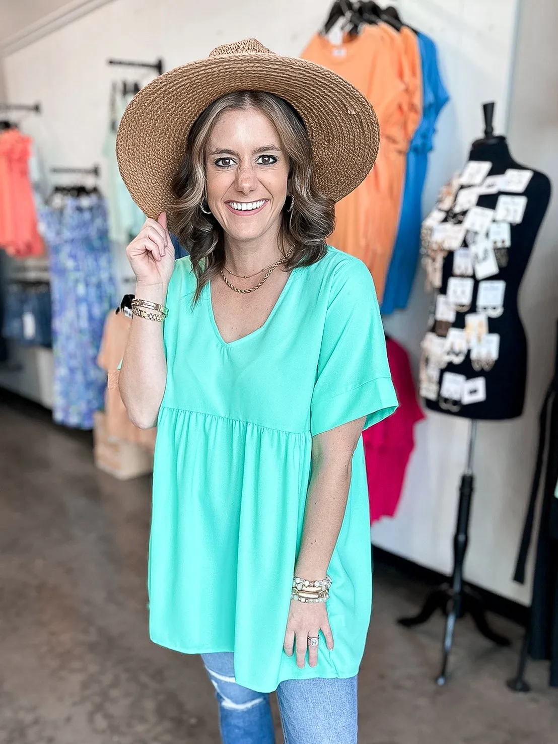 Skipper Babydoll Tunic