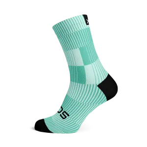 Slight Turquoise Cycling Socks
