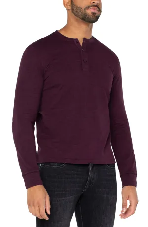 Slub Long Sleeve Henley