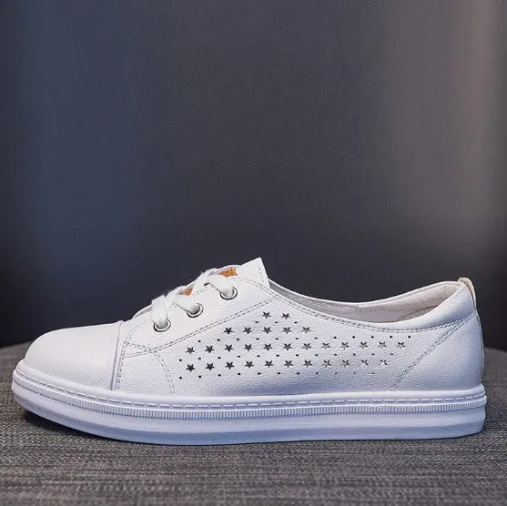 Small Size Leather Fashion Sneakers DS18
