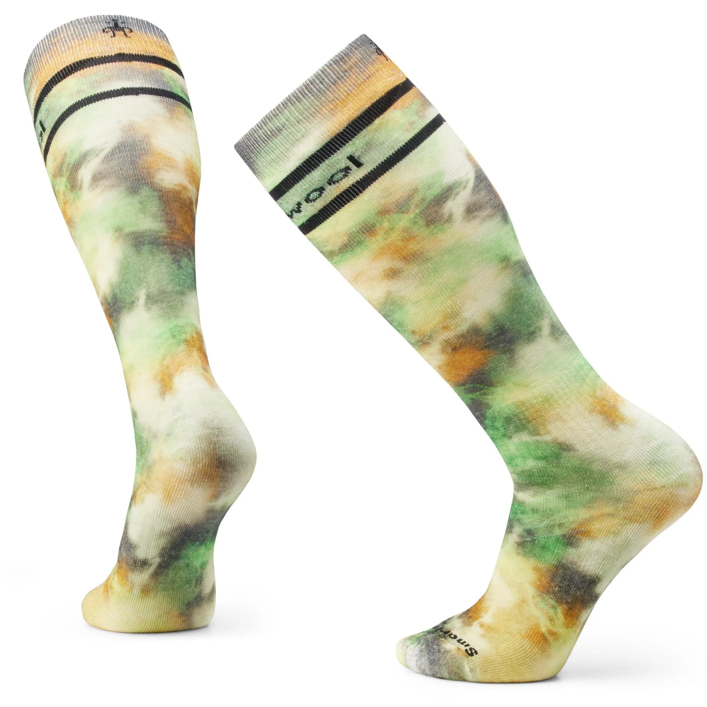Smartwool Ski Full Cushion Groovy Tie Dye Print Over-The-Calf Socks