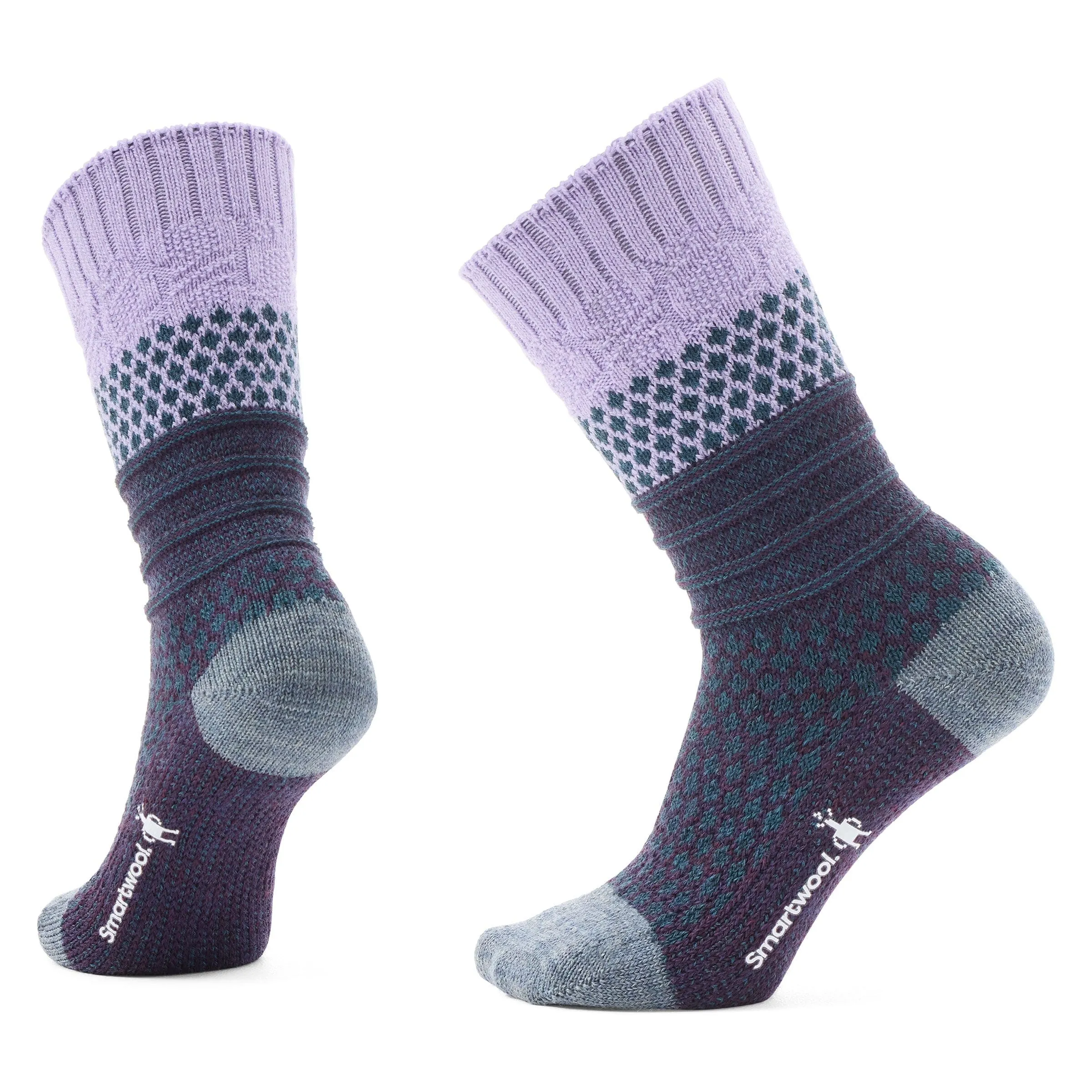 Smartwool Womens Everyday Popcorn Cable Crew Socks