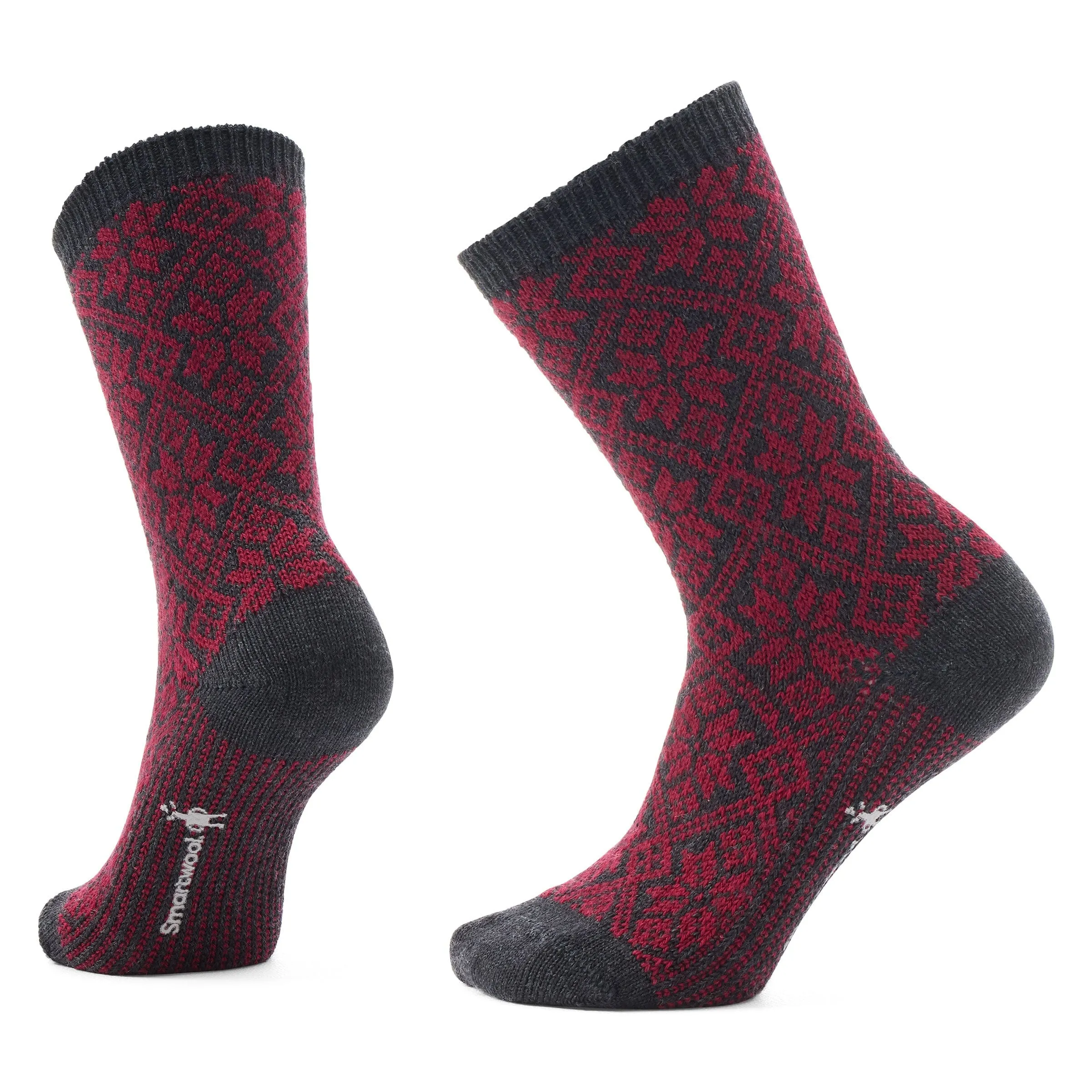 Smartwool Womens Everyday Traditional Snowflake Crew Socks