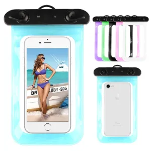 SND IPX8 Universal Transparent Waterproof Smartphone Pouch