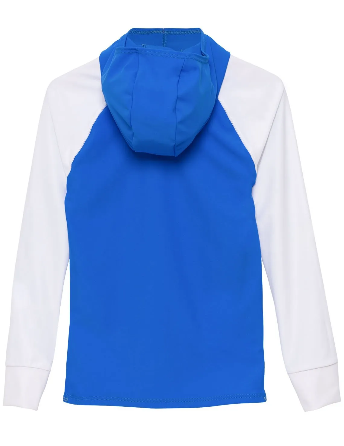 Snorkel Hoodie Rash Guard - Caribbean Fish ID - Royal