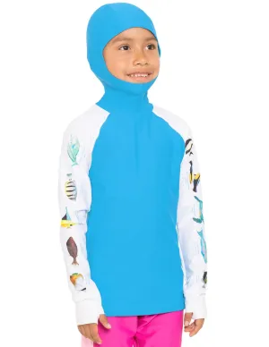 Snorkel Hoodie Rash Guard - Hawaii Fish ID - Hawaii