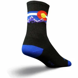 SockGuy Colorado Mountain Turbo Wool Crew Socks