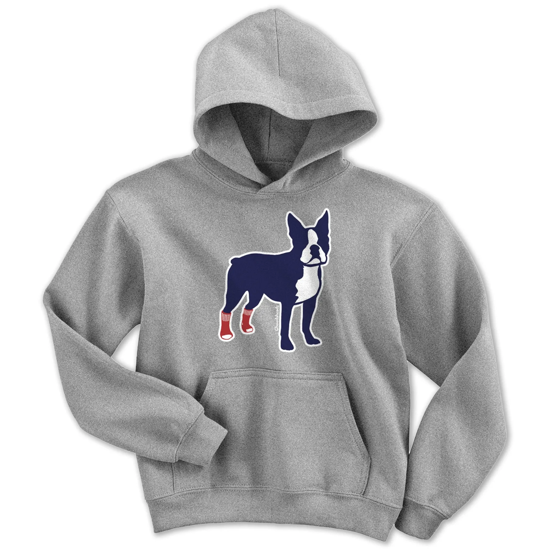 Socks on Boston Terrier Youth Hoodie