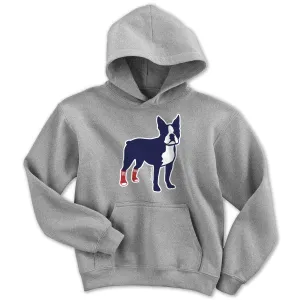 Socks on Boston Terrier Youth Hoodie