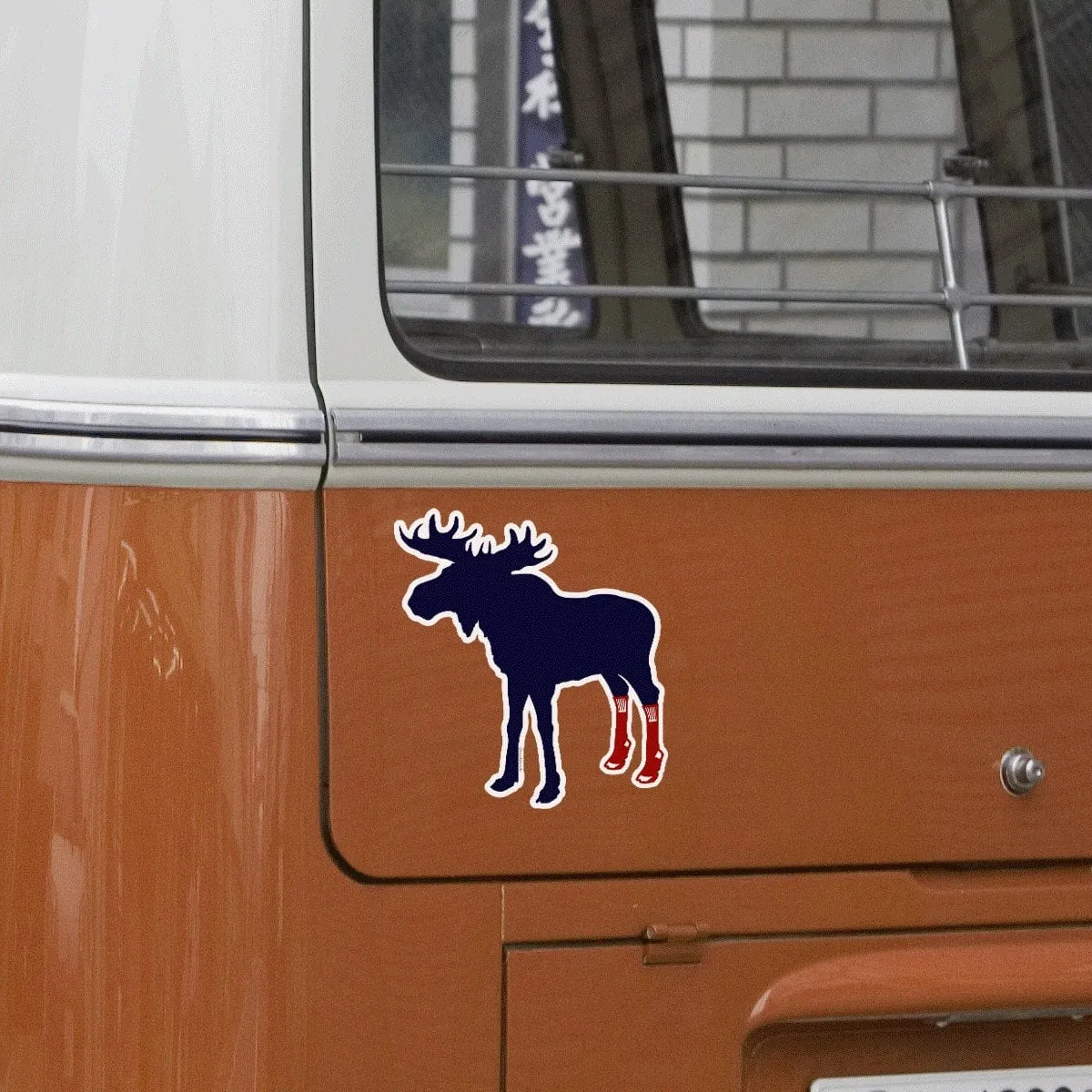 Socks On Moose Sticker