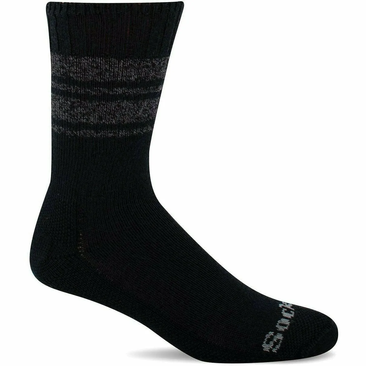 Sockwell Mens At Ease Relaxed Fit Crew Socks