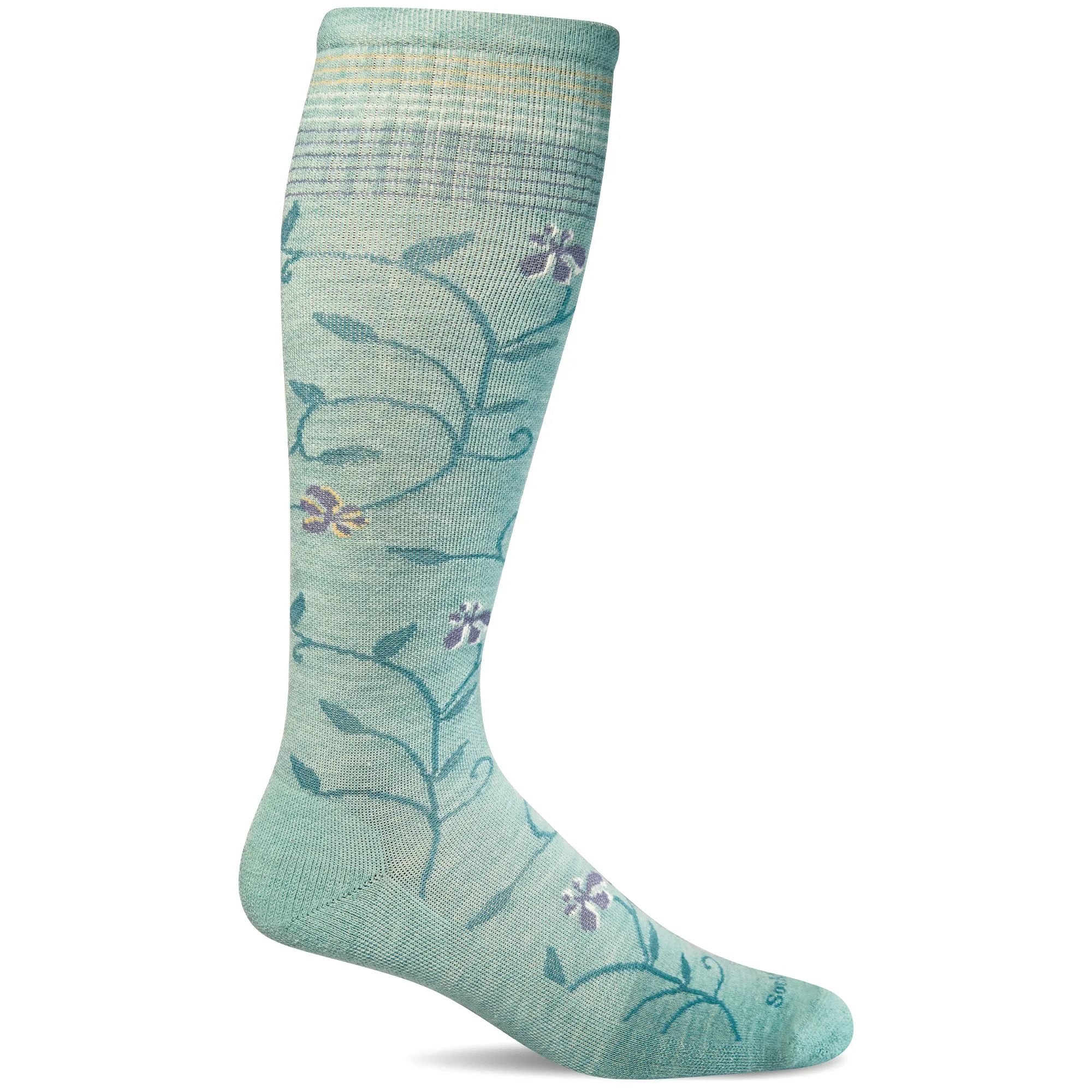 Sockwell Womens Full Sun Wide Calf Fit Moderate Compression Socks