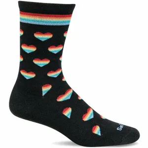 Sockwell Womens Love-a-Lot Essential Comfort Crew Socks