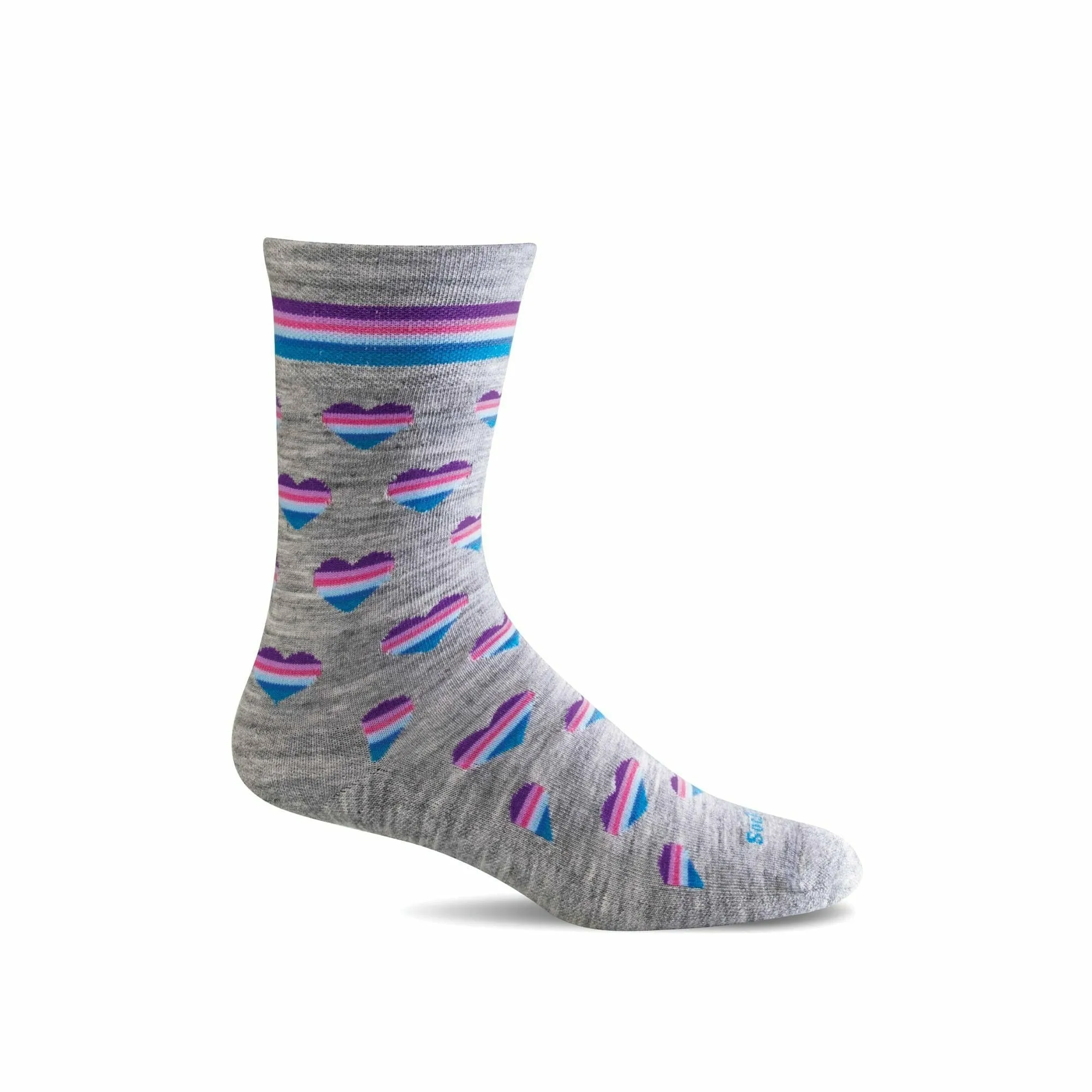 Sockwell Womens Love-a-Lot Essential Comfort Crew Socks