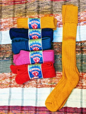 Soft luxury Mohair knee high socks