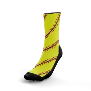 Softball Stitch Crew Socks