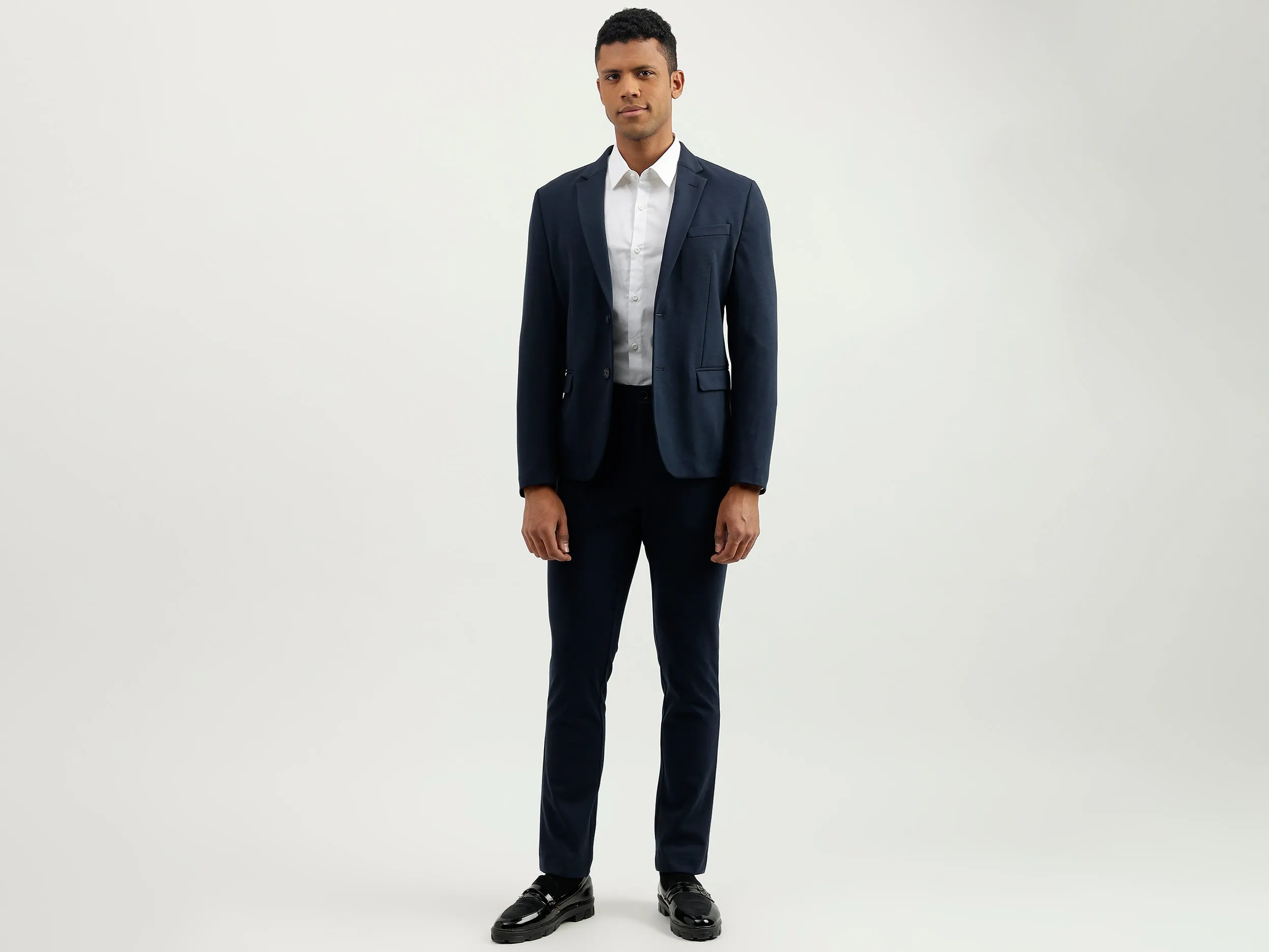 Solid Slim Fit Trousers