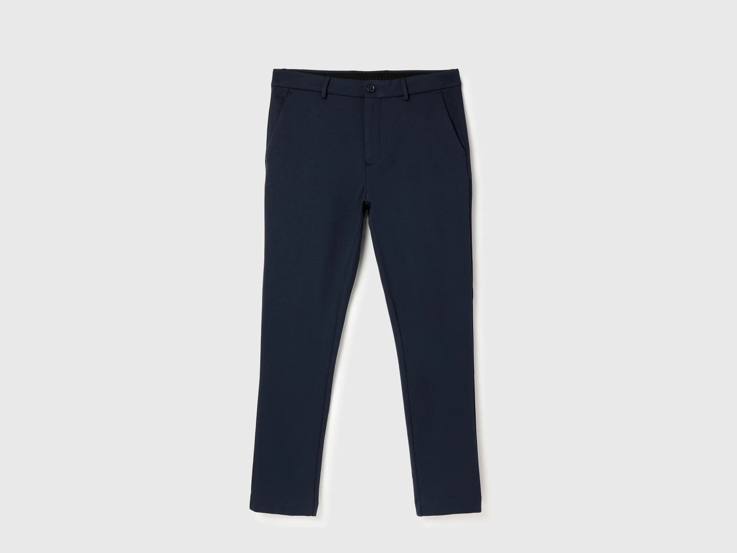 Solid Slim Fit Trousers