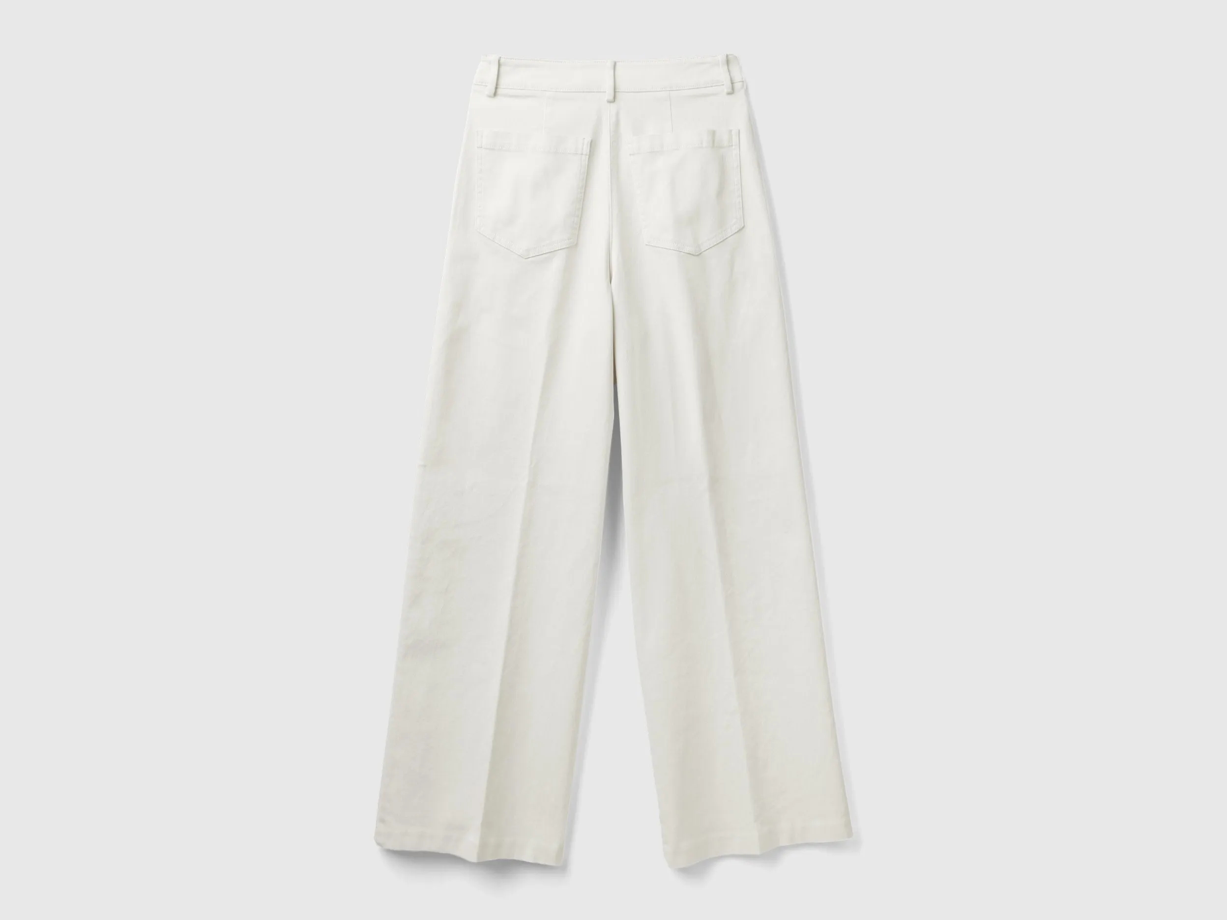 Solid Straight Fit Trousers