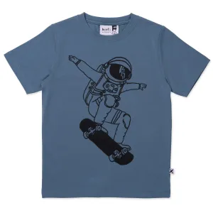 Space Skater Tee- Steel