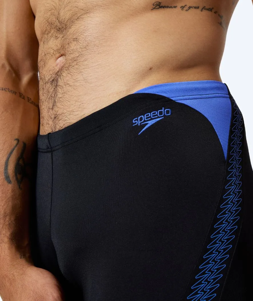 Speedo aquashorts för herr - Hyperboom Splice - Svart/blå