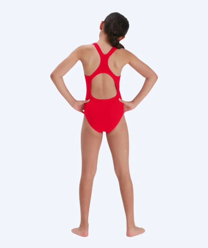 Speedo baddräkt för flickor - Endurance Medalist - Röd