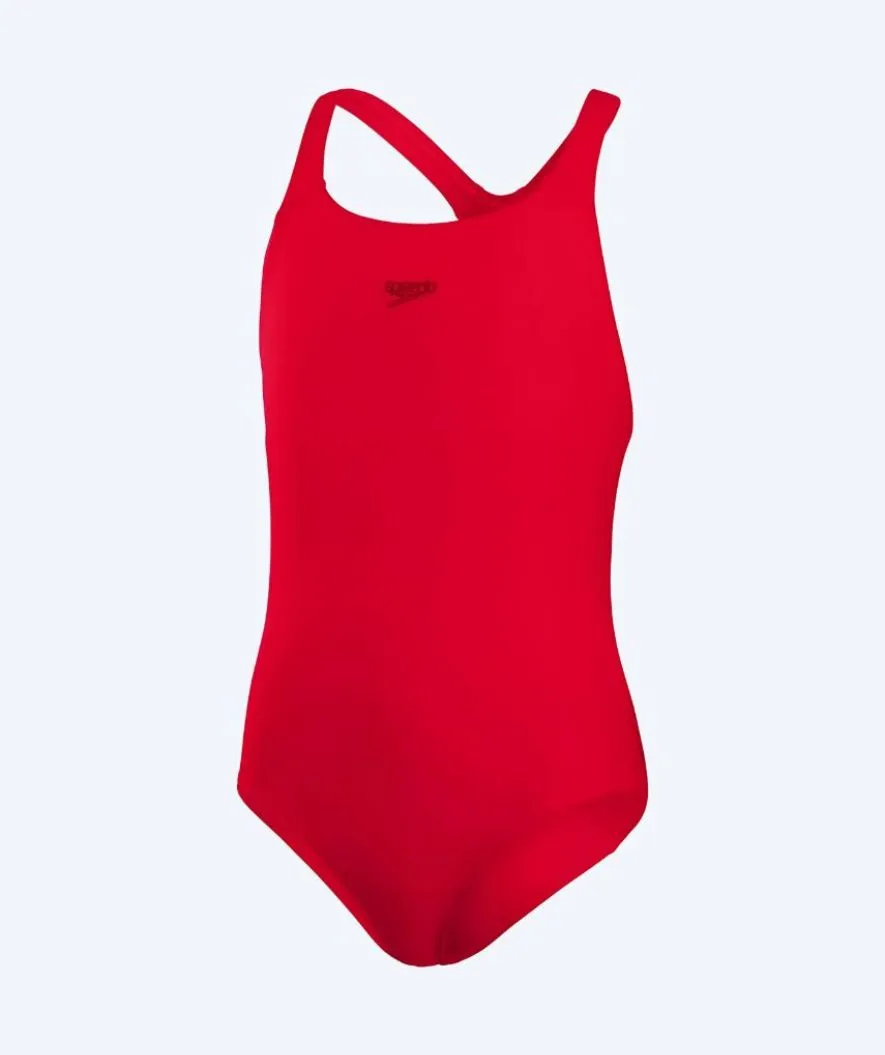 Speedo baddräkt för flickor - Endurance Medalist - Röd