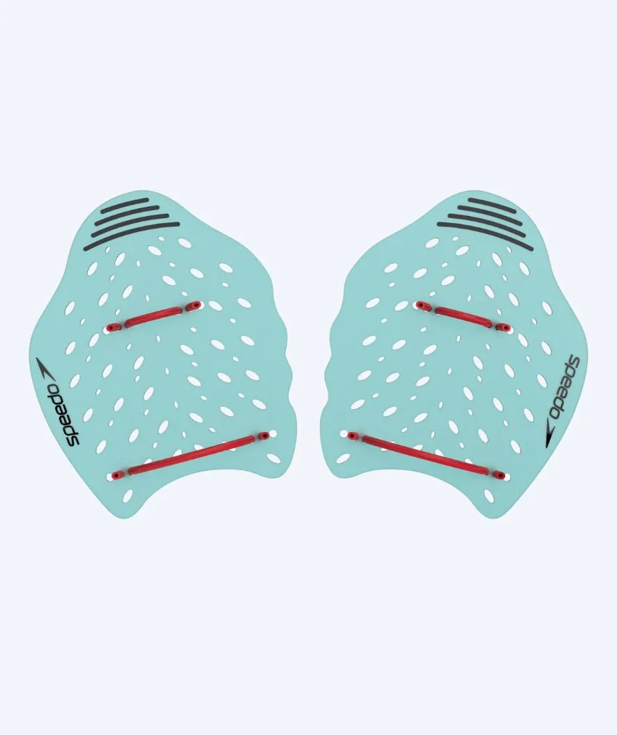 Speedo handpaddlar - Power Plus - Turkos