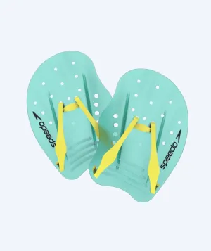 Speedo handpaddlar - Tech - Turkos/gul