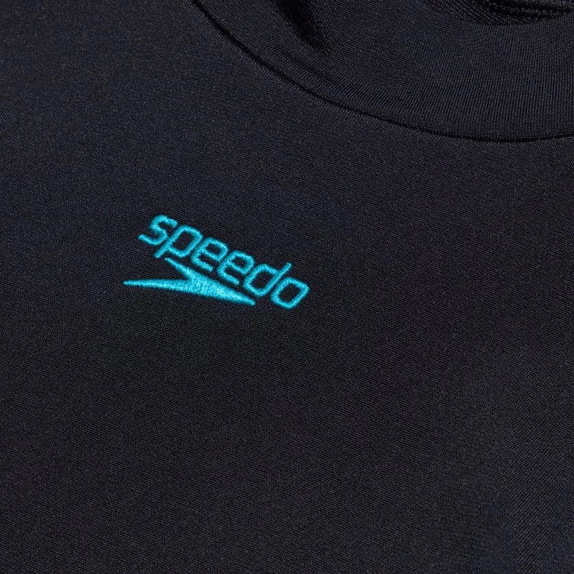 Speedo Junior Boys Long Sleeve Rashie - Fluo Tiger