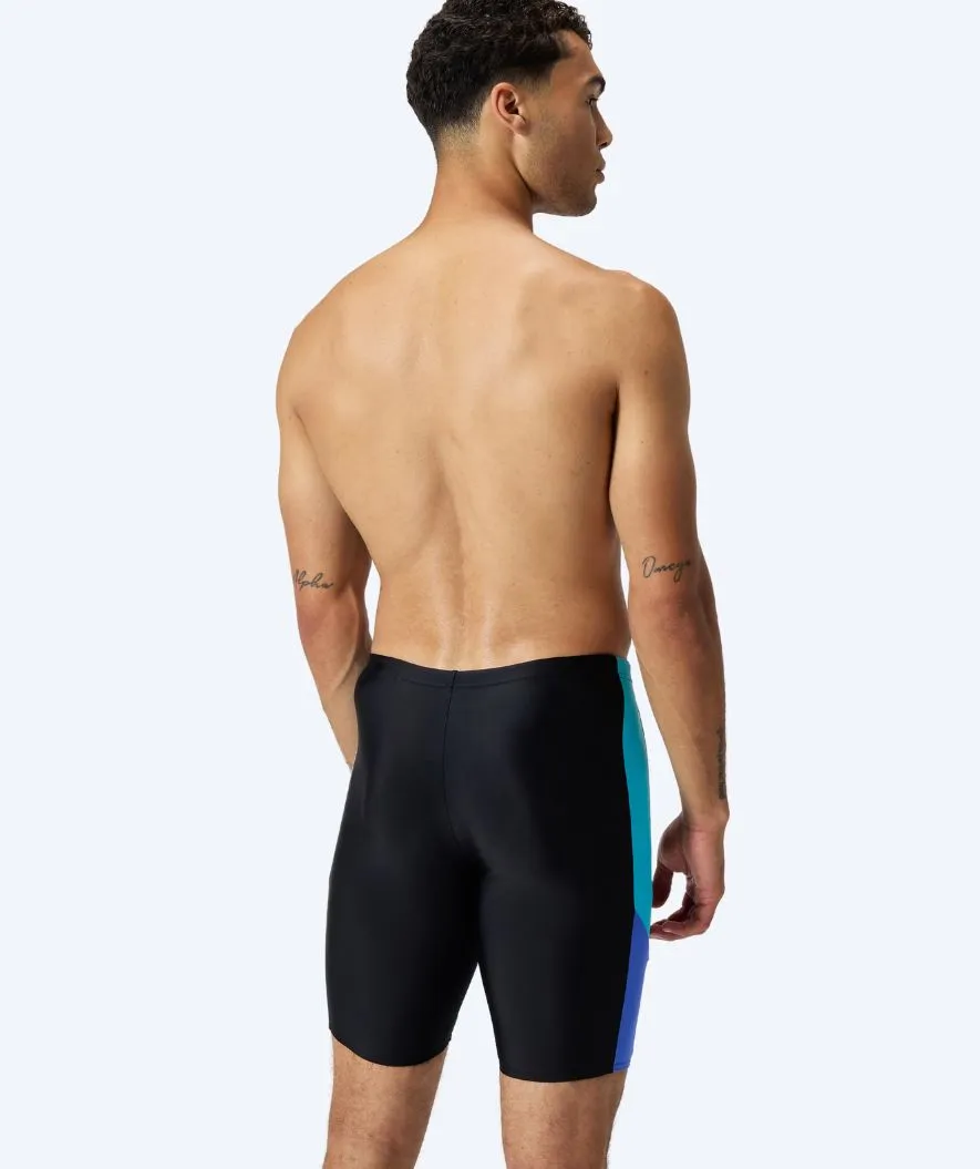 Speedo långa badbyxor för herr - Dive - Svart/ljusblå