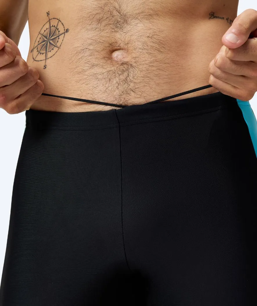 Speedo långa badbyxor för herr - Dive - Svart/ljusblå