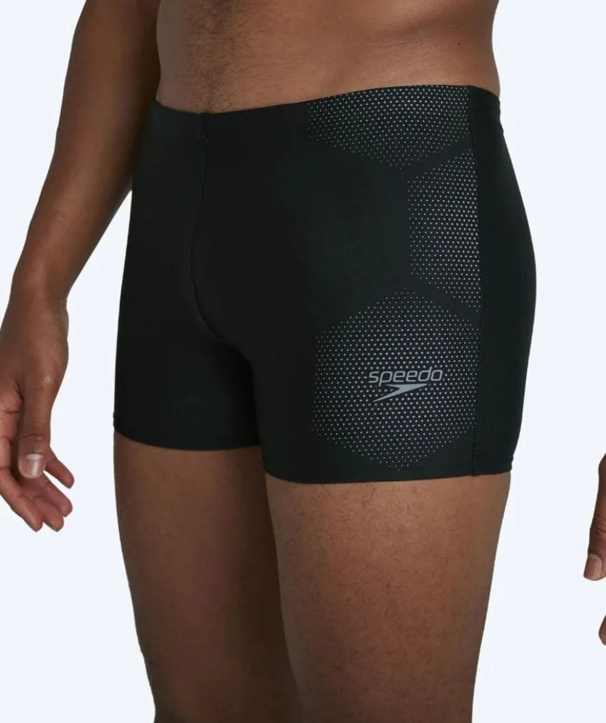 Speedo långa badbyxor för herr - Tech Placement - Svart