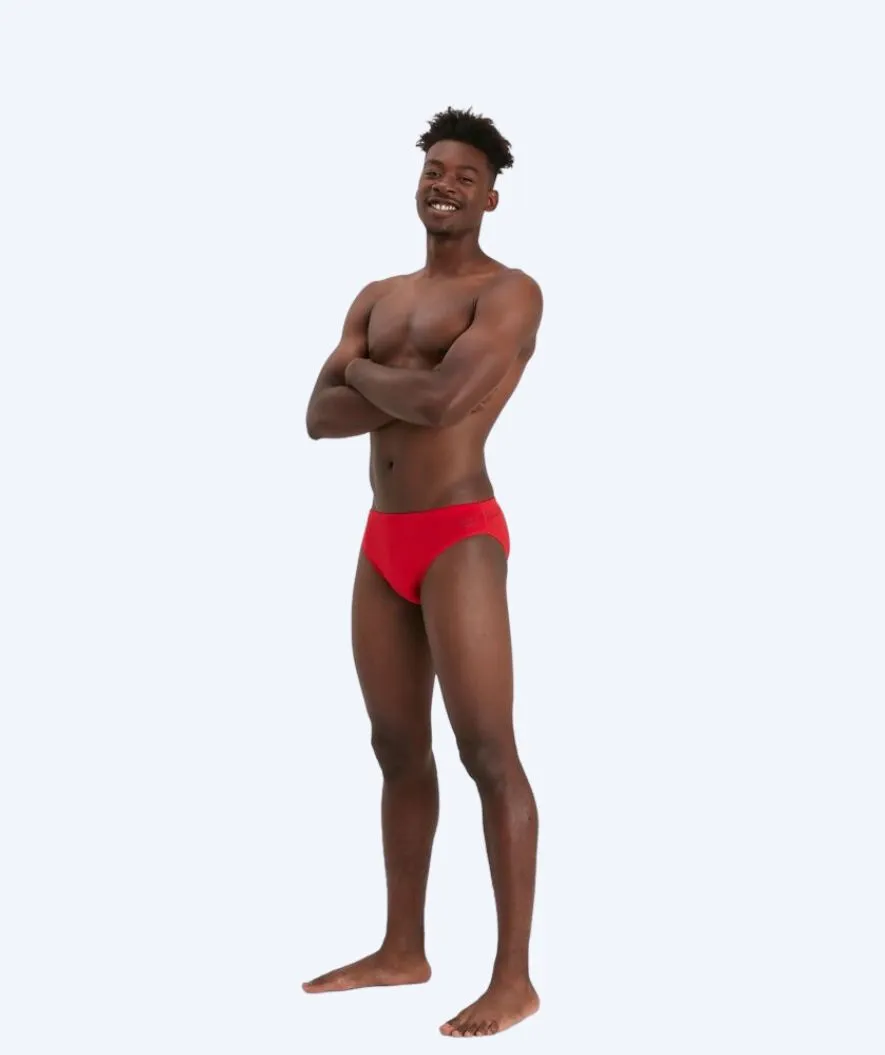 Speedo triangular swim trunks for men - ECO Endurance - Red