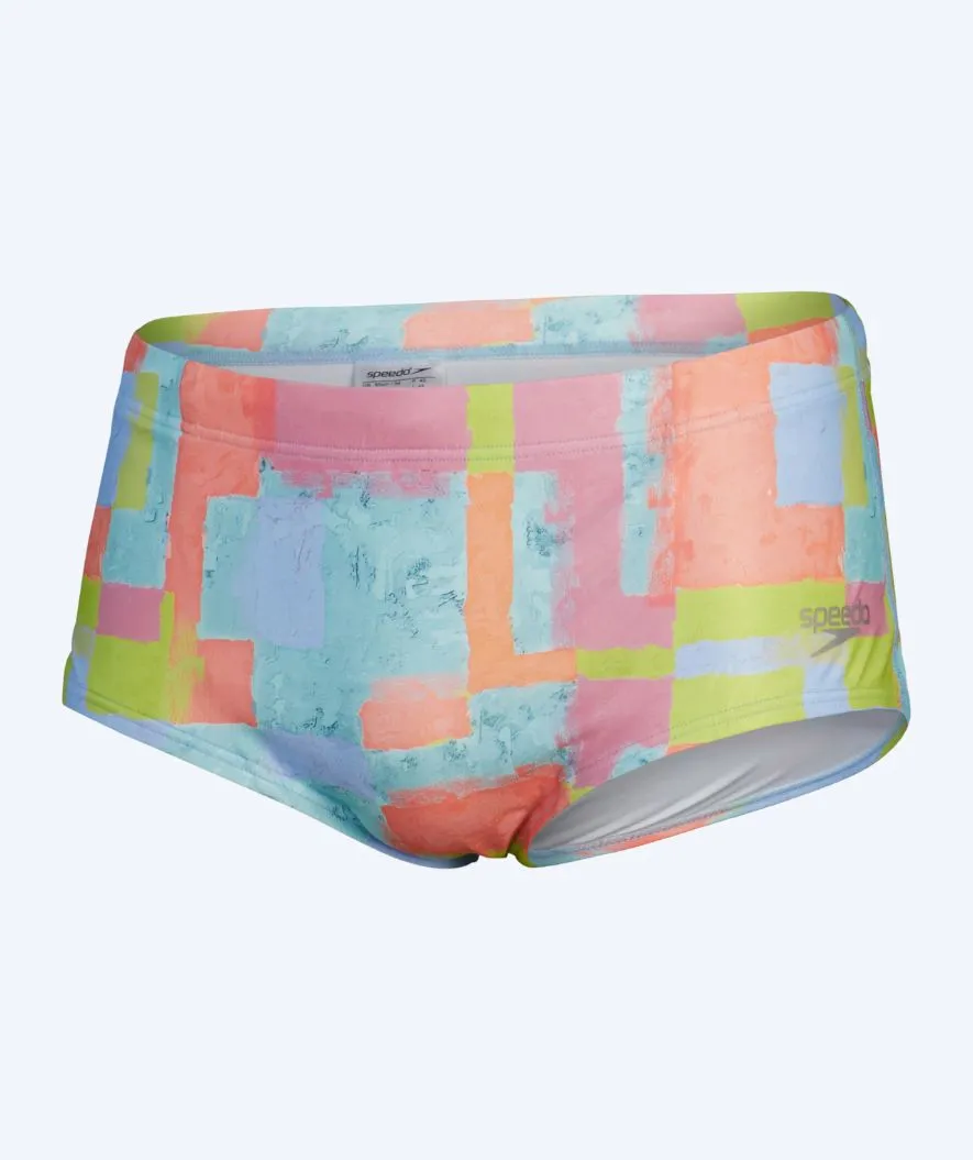 Speedo trunks for men - Club Training Allover - Pink/yellow