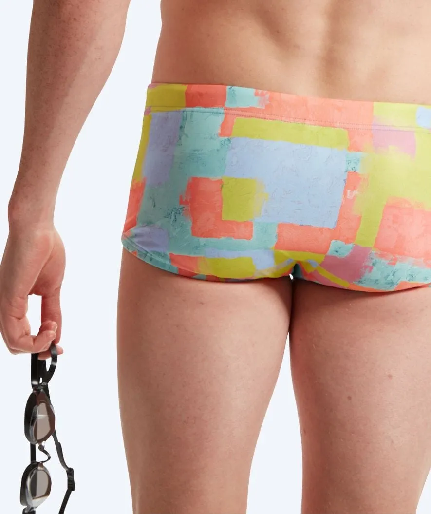 Speedo trunks for men - Club Training Allover - Pink/yellow