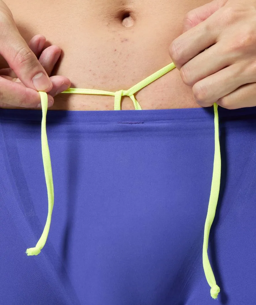 Speedo tävlingsbadbyxor för herr - LZR Pure Intent 2.0 - Blå/gul