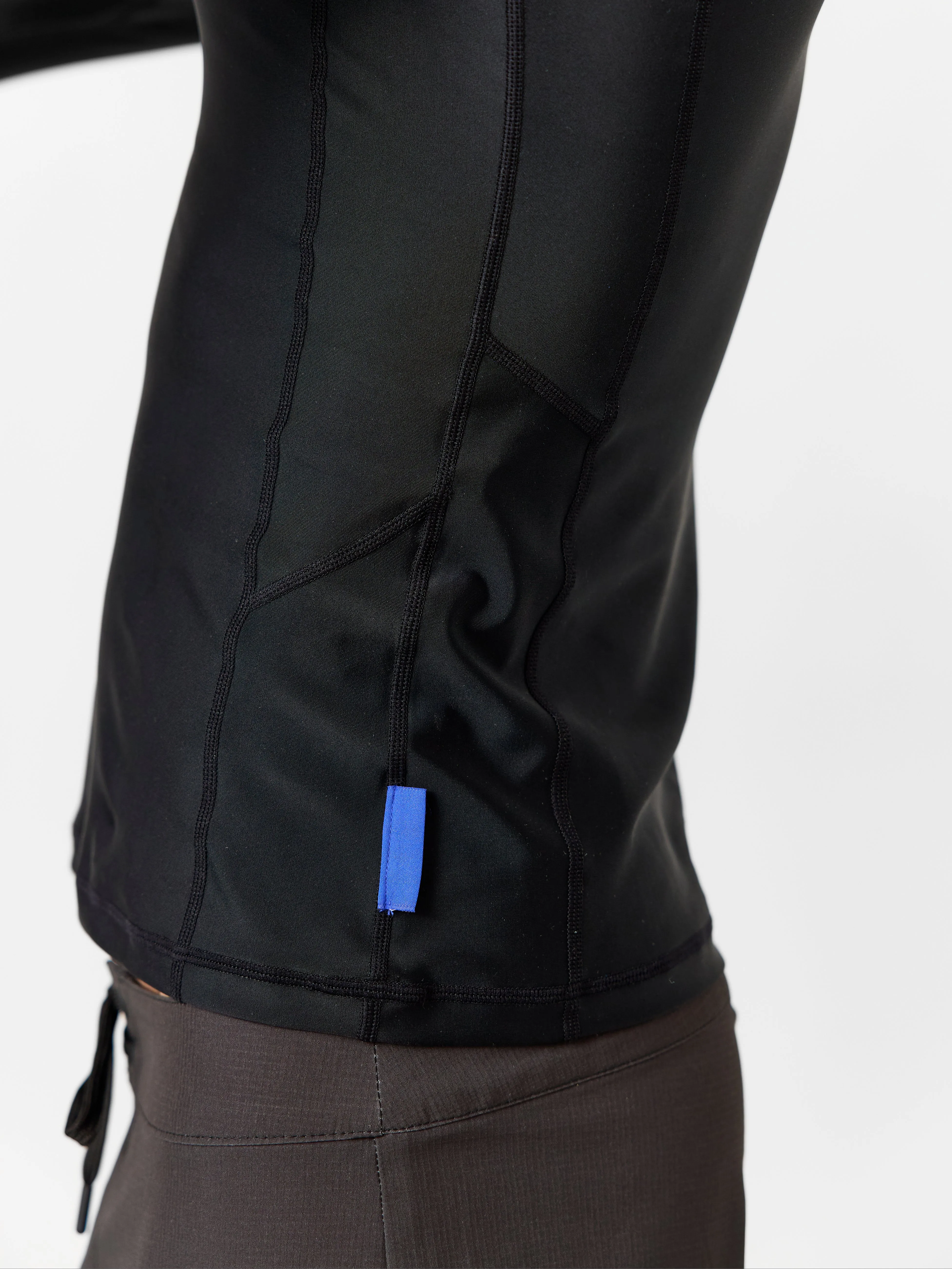 SPF50 Long Sleeve Hooded Rash Vest | Black