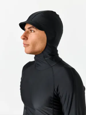 SPF50 Long Sleeve Hooded Rash Vest | Black