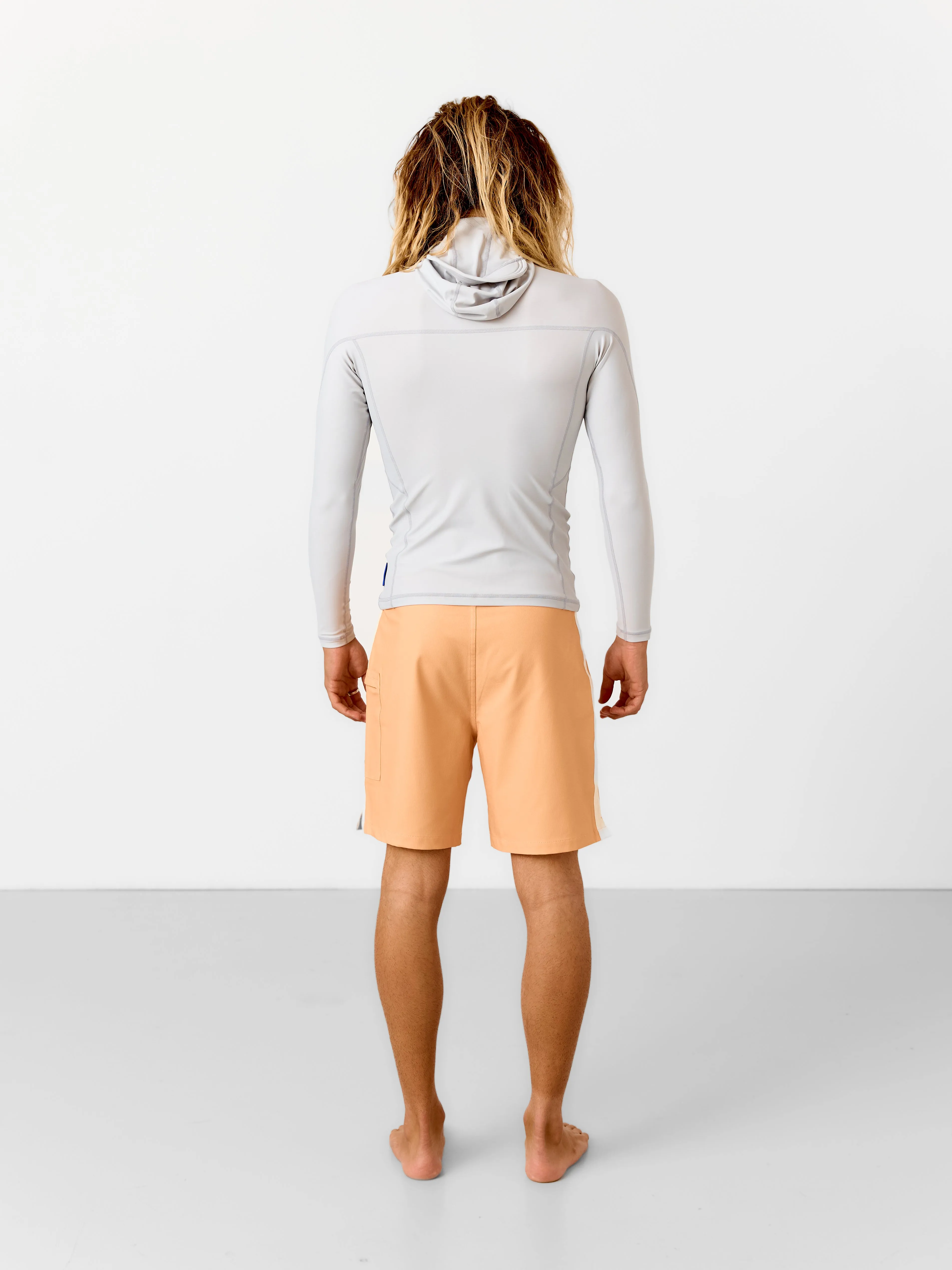 SPF50 Long Sleeve Hooded Rash Vest | Dove Grey