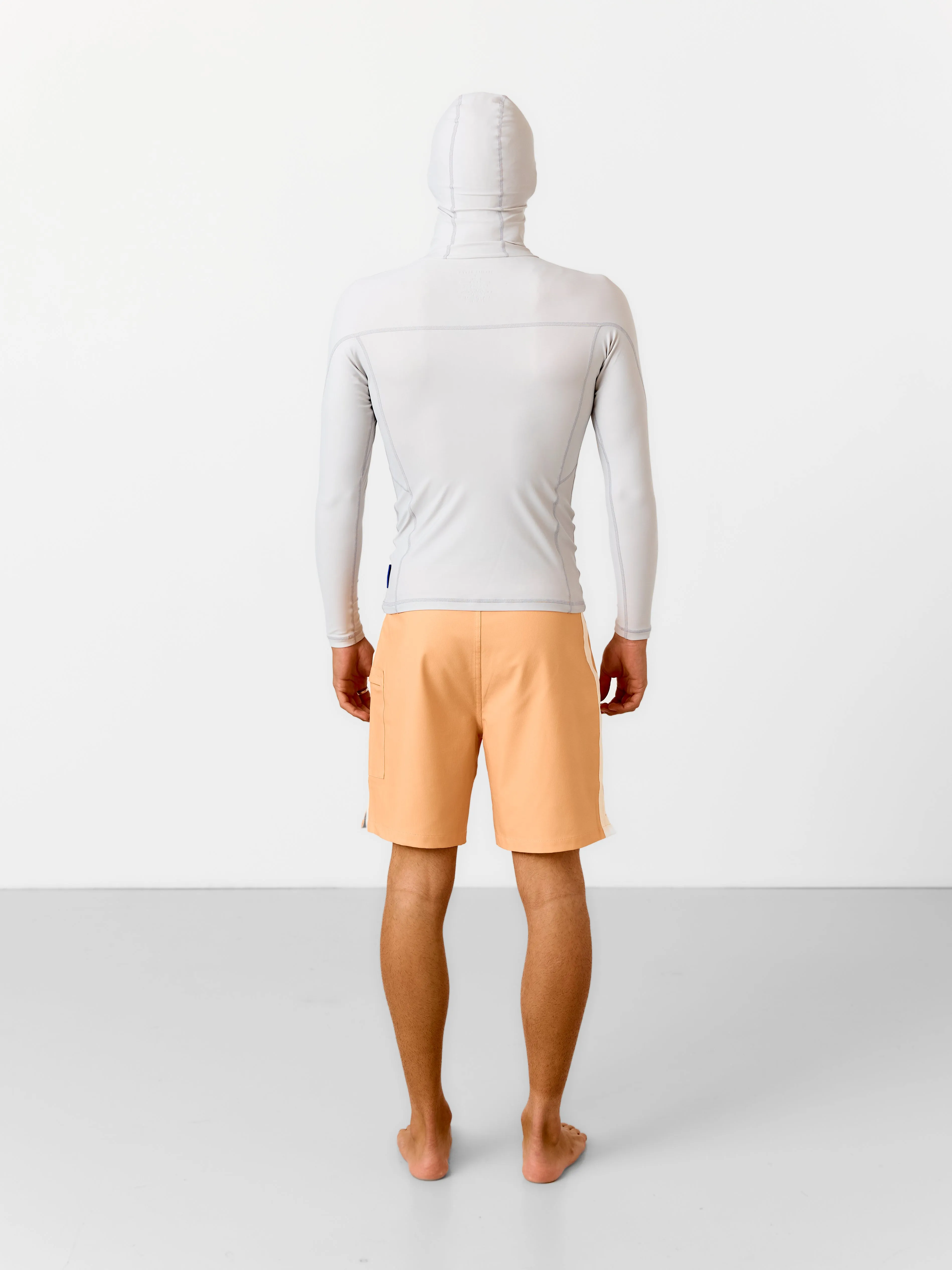 SPF50 Long Sleeve Hooded Rash Vest | Dove Grey