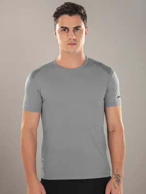 Sport Sun Active Round Neck Light Grey T Shirt