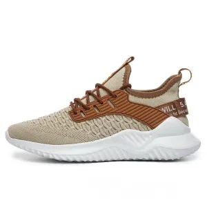 Sports Shoes Mesh Breathable All-match Tide Shoes Soft Bottom Running Shoes Men  