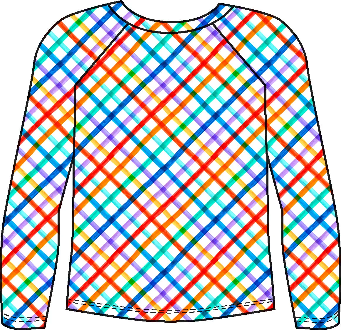 Square Rash-Guard Kids