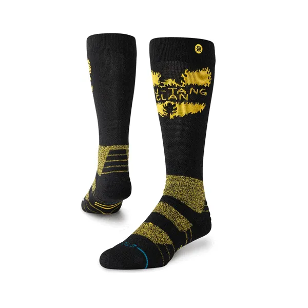 Stance - Shaolin Slums OTC Snowboard Socks - Black/Yellow NEW FOR 2025 SALE