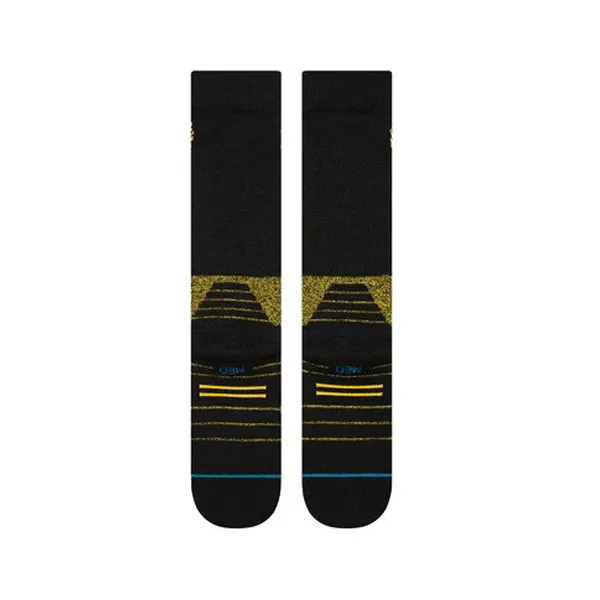Stance - Shaolin Slums OTC Snowboard Socks - Black/Yellow NEW FOR 2025 SALE